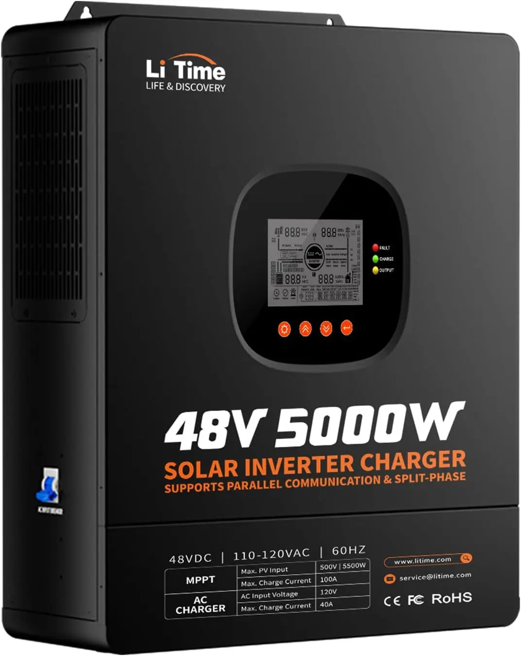 Inversor de onda sinusoidal pu - Parallel Solar Inverter 48V 5000W Mppt reseña y precio