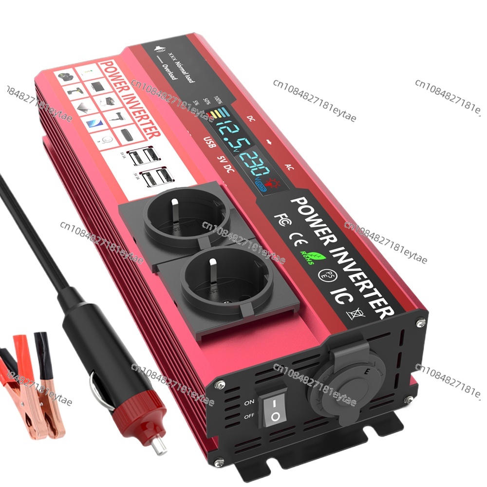 Inversor de Corriente de 12V a - Power Inverter 12V 220V 4000W Continuous reseña y precio