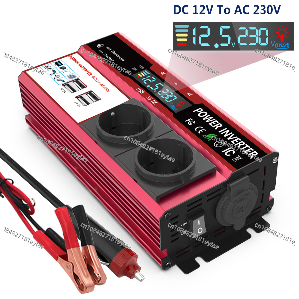 Inversor de Corriente de 12V a - Power Inverter 12V 220V 4000W Continuous reseña y precio