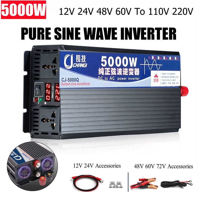 Inversor de onda sinusoidal pu - Inverter Pure Sine Wave 60Hz 120V 3000W reseña y precio