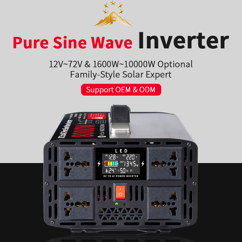 Inversores de Onda Sinusoidal  - Pure Sine Wave Inverter 5000W 48V 220V reseña y precio