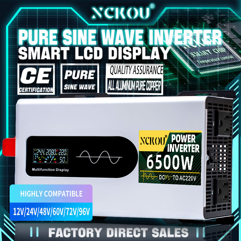 Inversor 12v 24v 48v 72v Para  - Pure Sine Wave Inverter 5000W 48V 220V reseña y precio