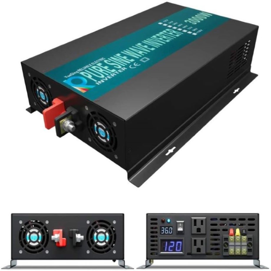 Inversor de onda sinusoidal pu - Inverter Pure Sine Wave 60Hz 120V 3000W reseña y precio